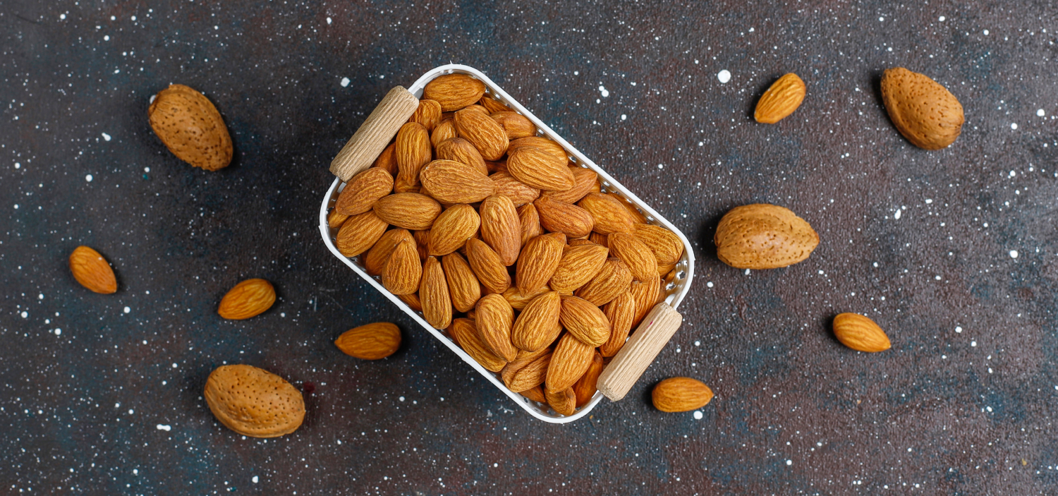 Roasted & Salted Almonds – Protein-Rich Snack | Asha Sweet Center