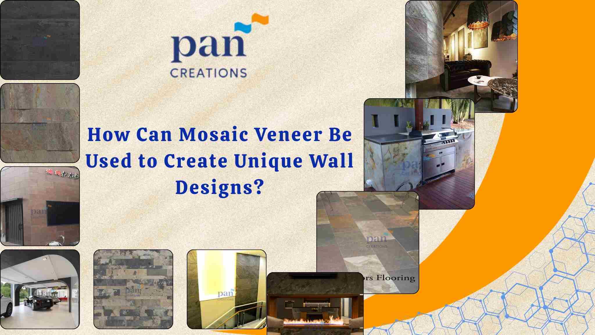 How Can Mosaic Veneer Be Used to Create Unique Wall Designs?