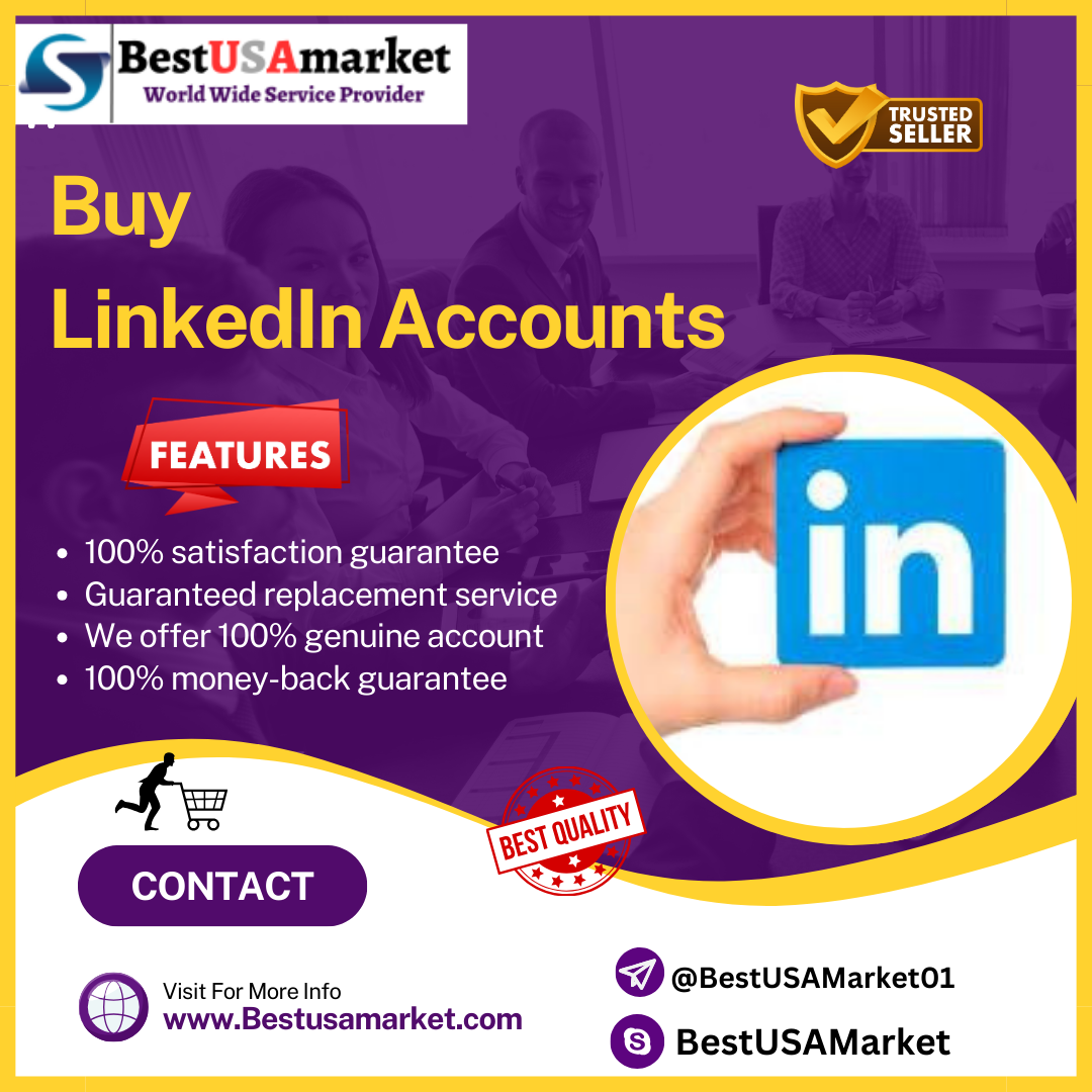Buy LinkedIn Accounts - With Any Connection (BestUsaMarket)