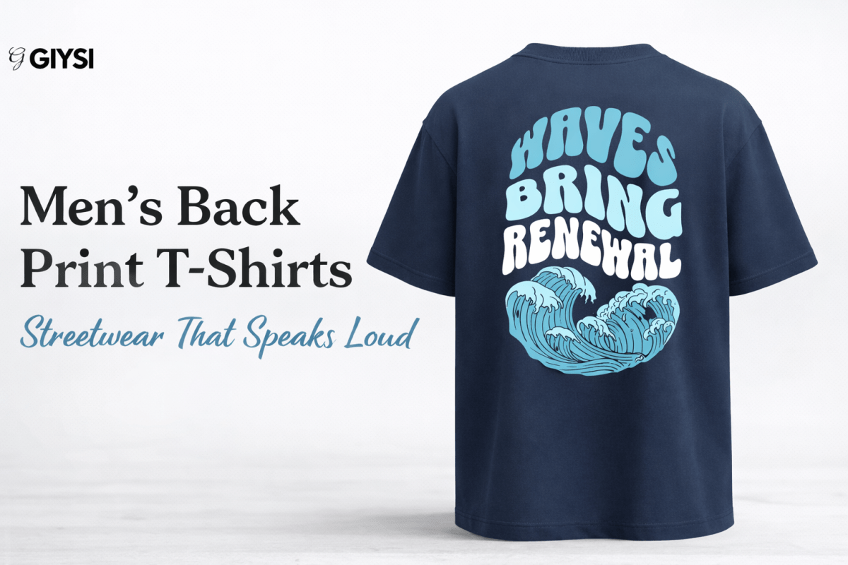 Men’s Back Print T-Shirts: Streetwear That Speaks Loud – Giysi Clothing