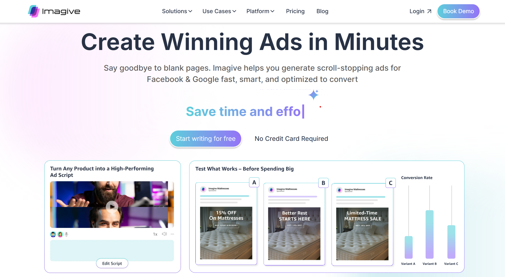 Ads Copy Writer | AI-Powered Ad Copywriting Tool - Imagive