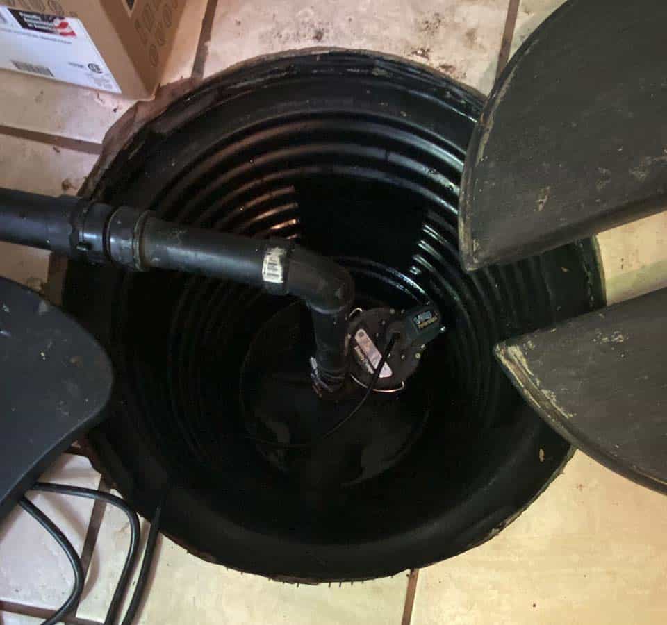 Backwater Valve & Sump Pump Prevents Basement Floods