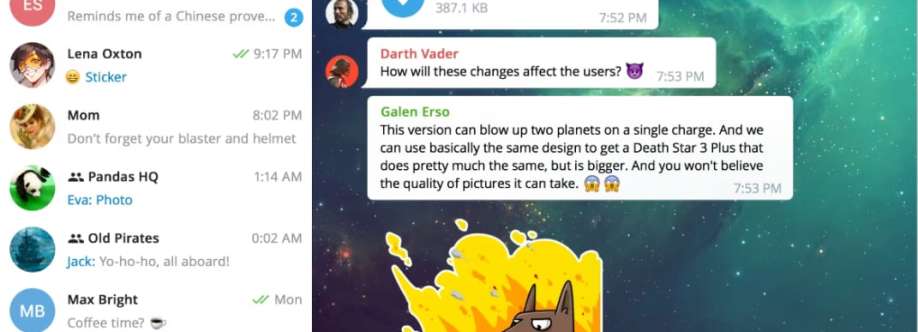 Telegram Yes com Cover Image