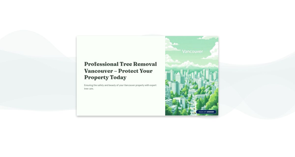 Professional Tree Removal Vancouver : simplebooklet.com