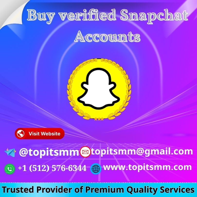 Buy verified Snapchat Accounts - Top IT SMM
