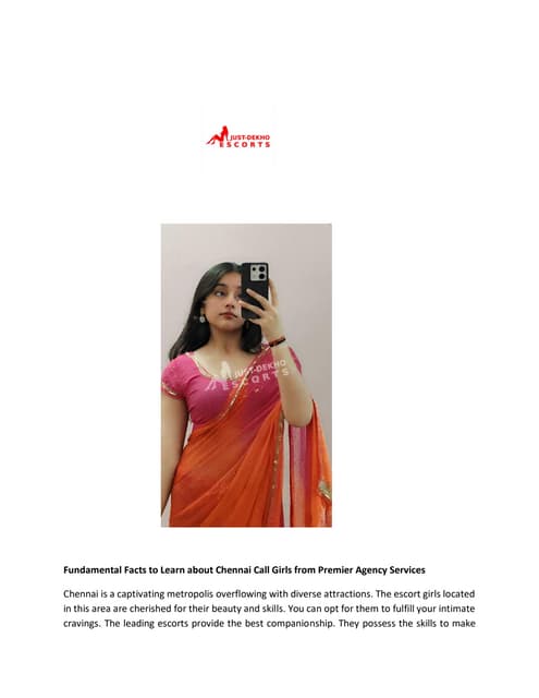 Fundamental Facts to Learn about Chennai Call Girls from Premier Agency Services | PDF