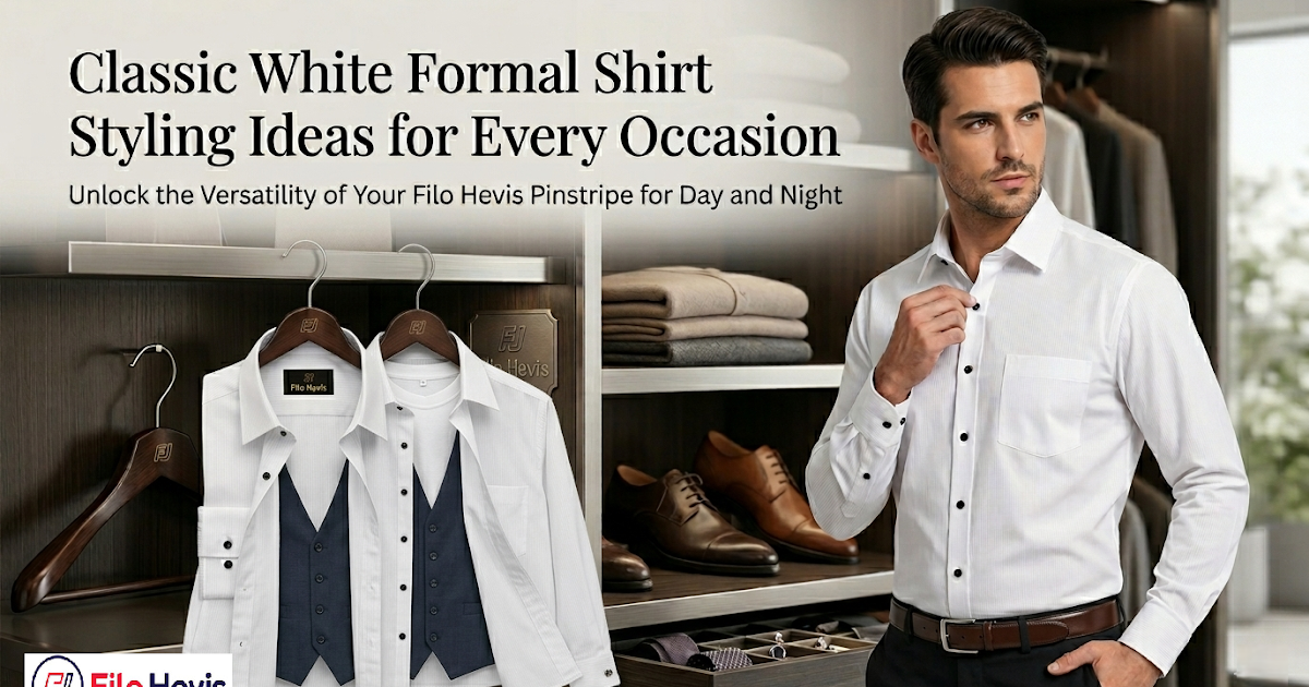 Classic White Formal Shirt Styling Ideas for Every Occasion