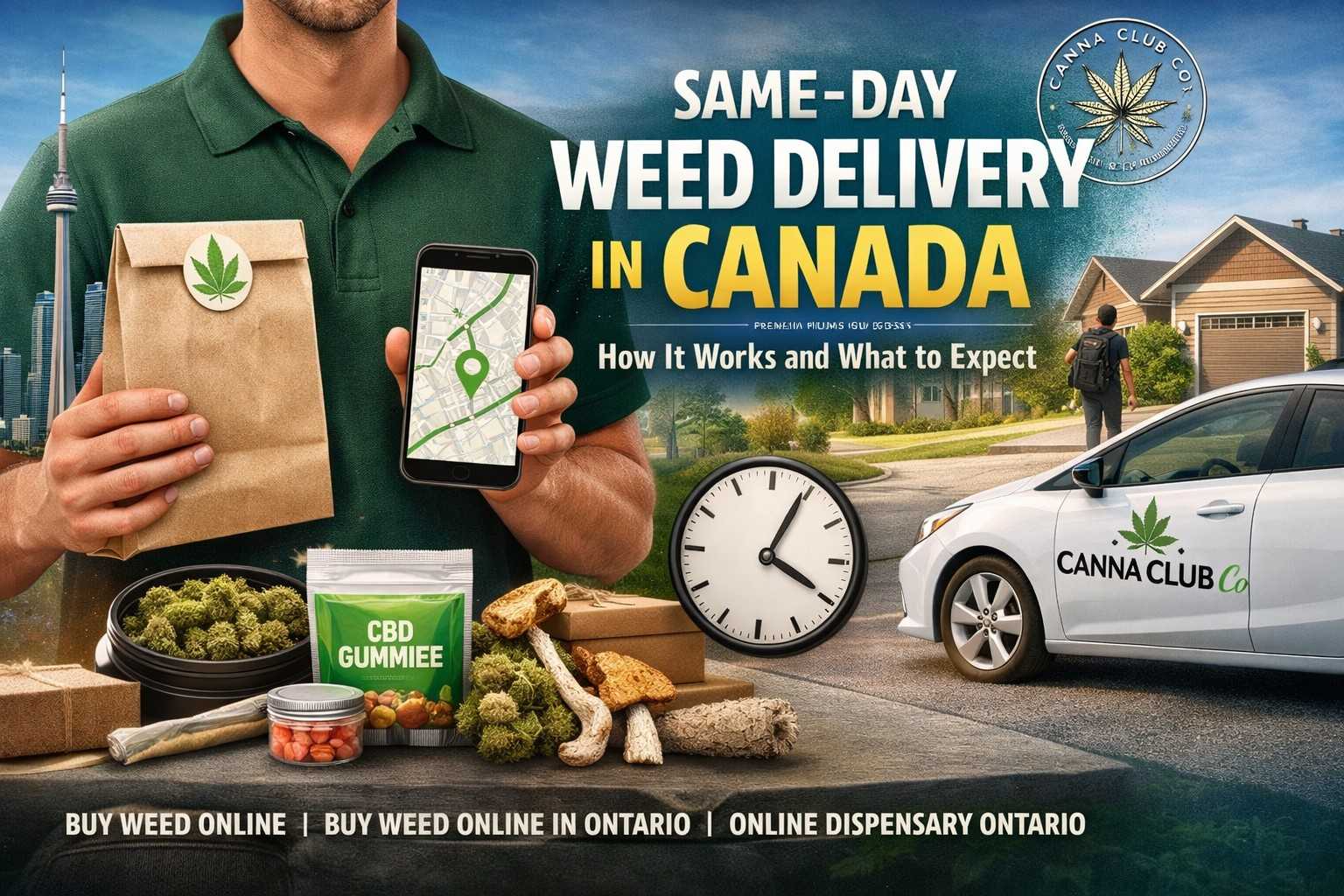 Same-Day Weed Delivery in Canada: How It Works and What to Expect
