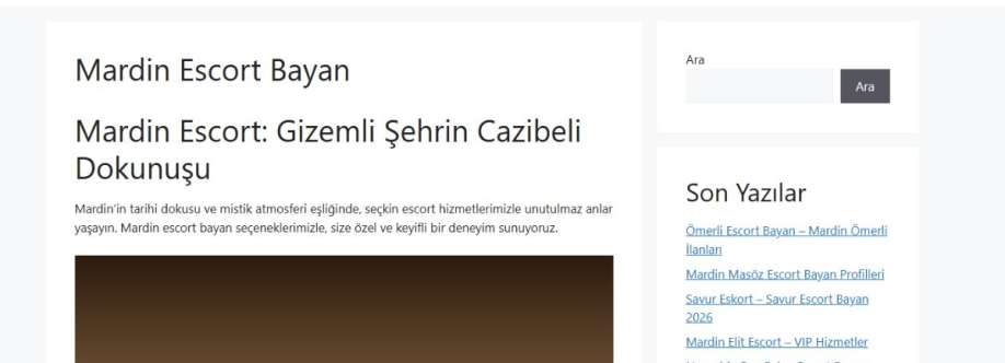 Mardin Escort Bayan Cover Image