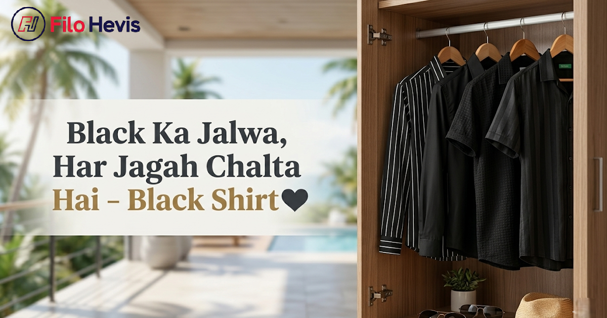 Black Shirt Ka Jalwa, Har Jagah Chalta Hai