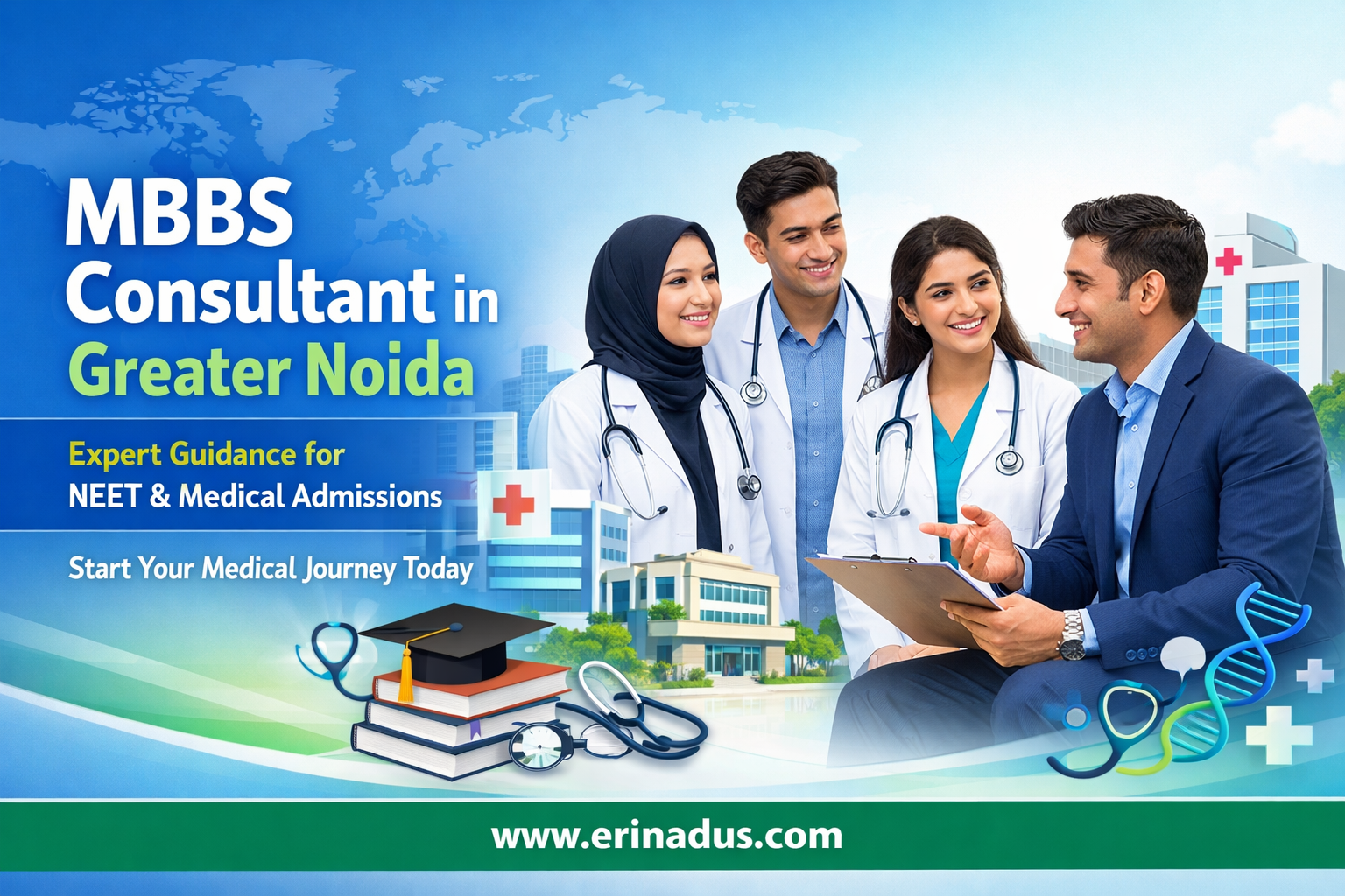 MBBS Consultant in G.Noida | Expert Medical Guidance by Erinadus