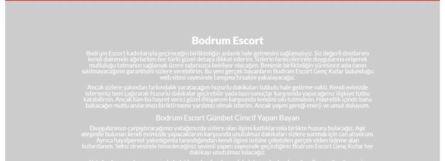 bodrum gümbet escort Cover Image