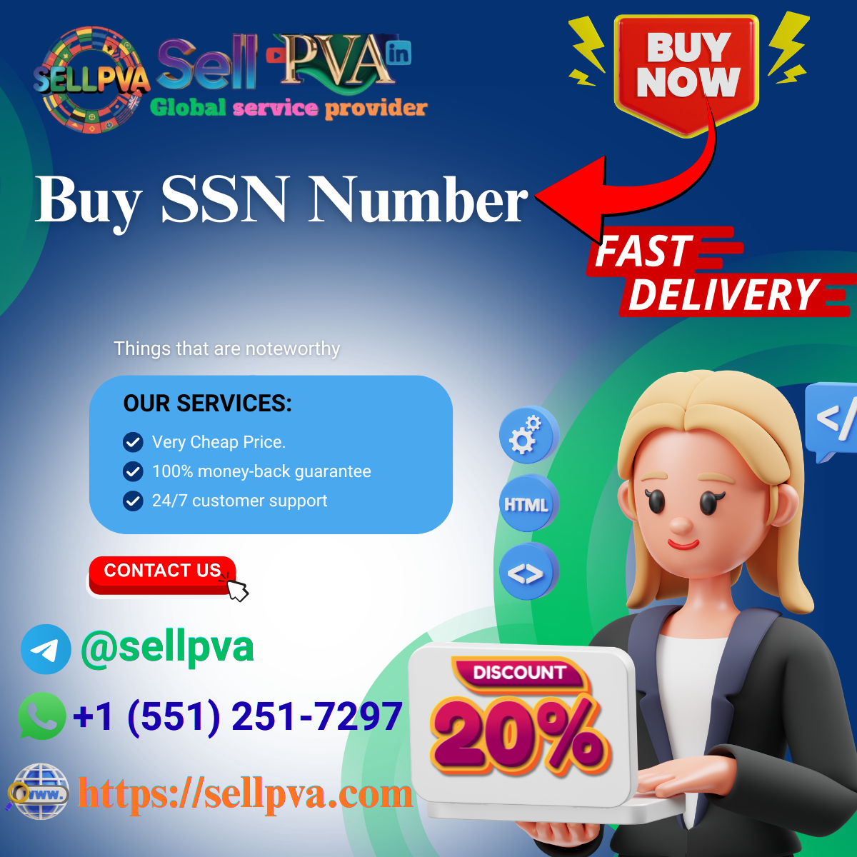Buy SSN Number - Sell PVA 9 Best Sites to Buy SSN Number (PVA & Bulk)