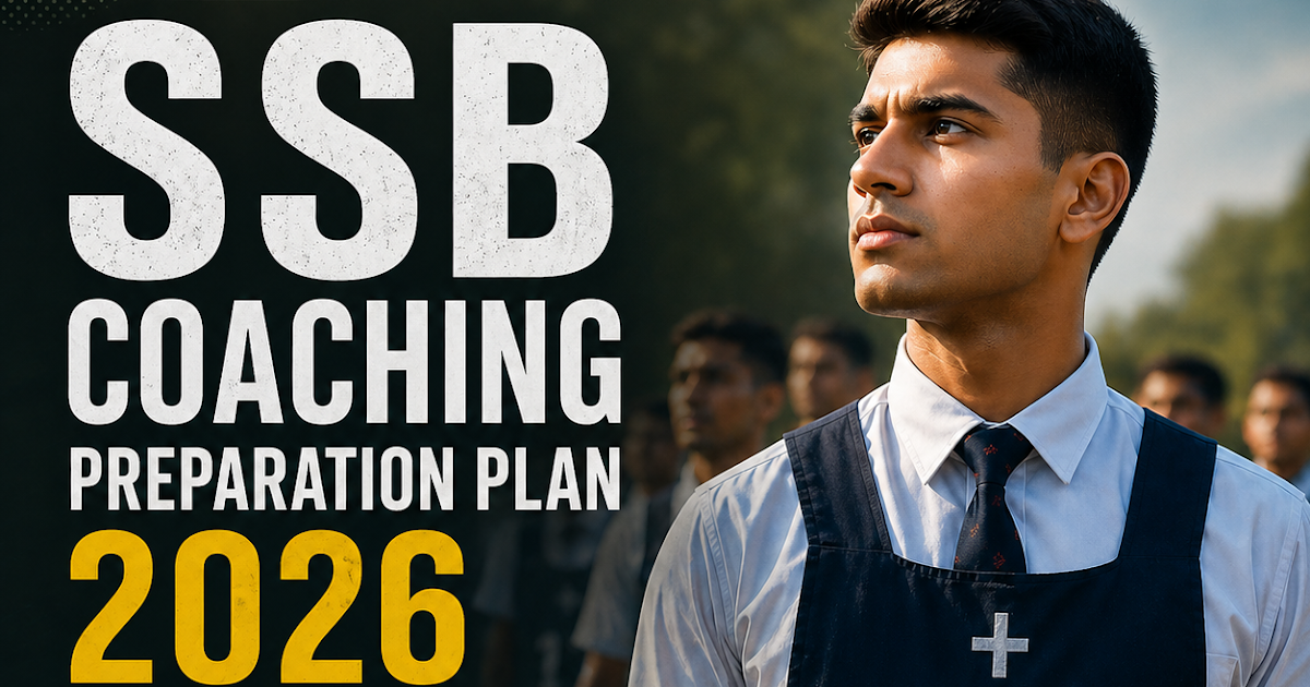SSB Coaching Preparation Plan 2026: Step by Step Guide to Clear Interview with Confidence