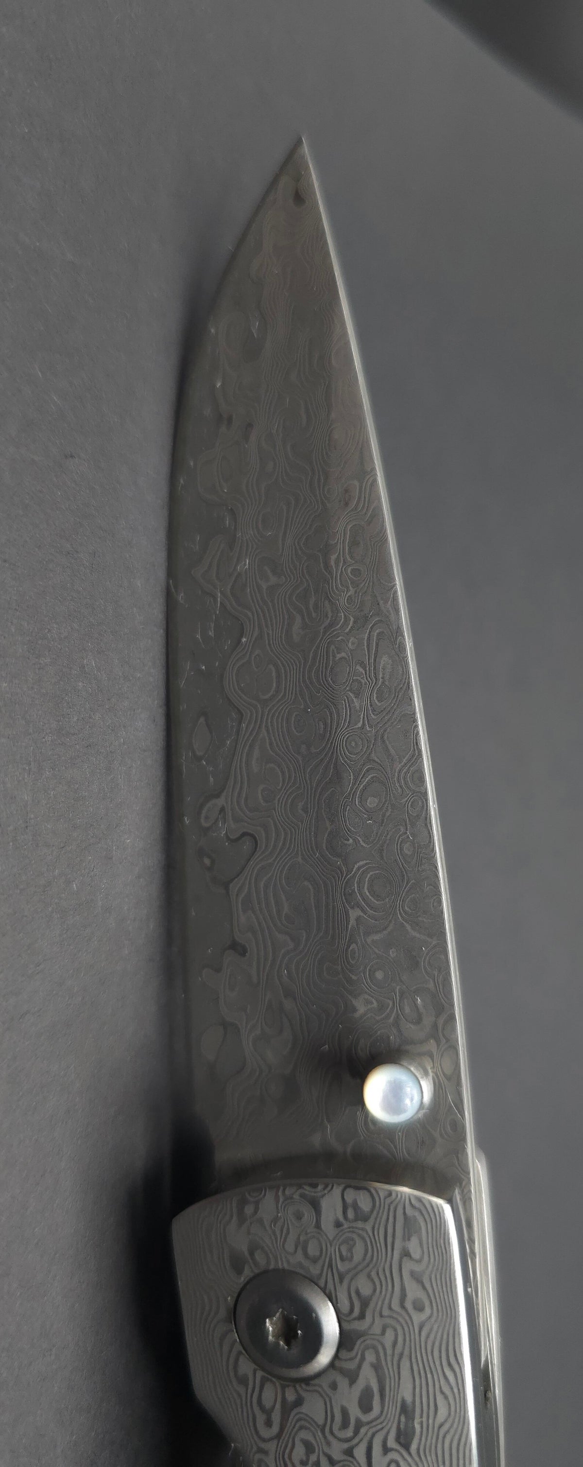 Custom Knives with Mammoth Ivory, Molar & Damascus