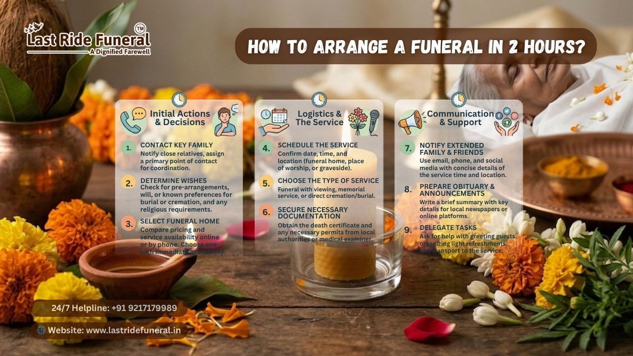 How to Arrange a Funeral in 2 Hours Quick Emergency Guide?