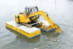 Floating Pontoon | Pontoon & Excavator Barge Systems | Rudra