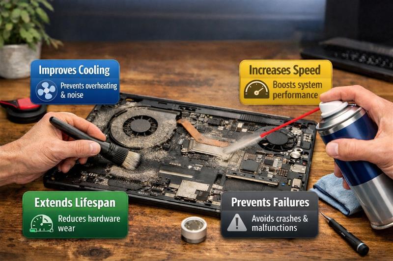 How Regular Laptop Cleaning Boosts Performance and Lifespan - 24TechSupport Blog