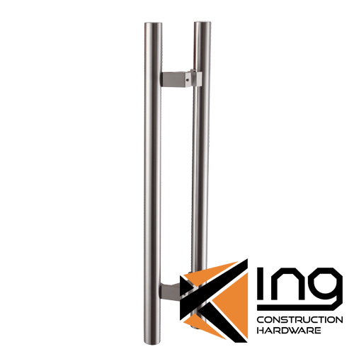 Upgrade Your Bathroom with Knurled Shower Door Handles & Stainless Standoffs