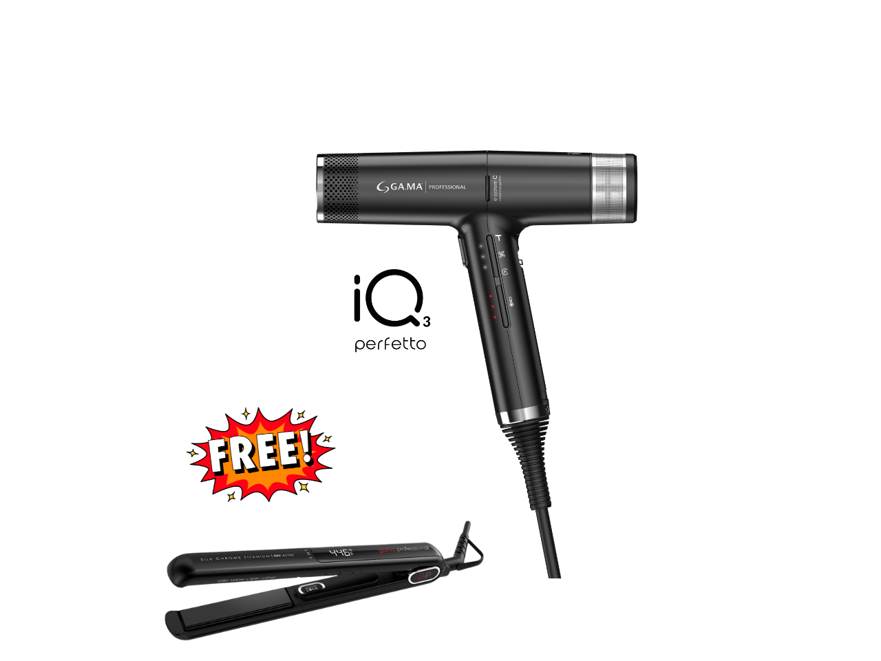 iQ3 Hair Dryer – Experience Next-Level Drying Now | GAMA IQ