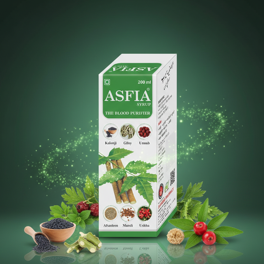 ASFIA Syrup – Natural Blood Purifier for Clear Skin & Detox - Sangam Pharmacy