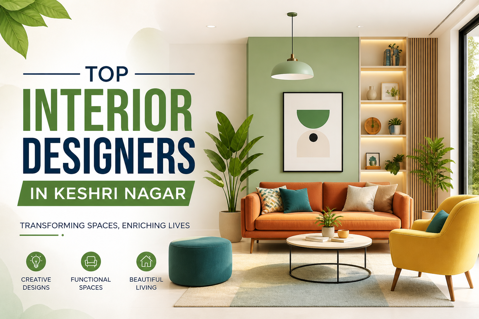 Best & Trusted Top Interior Designers in Keshri Nagar | Call Now +91 8586024453