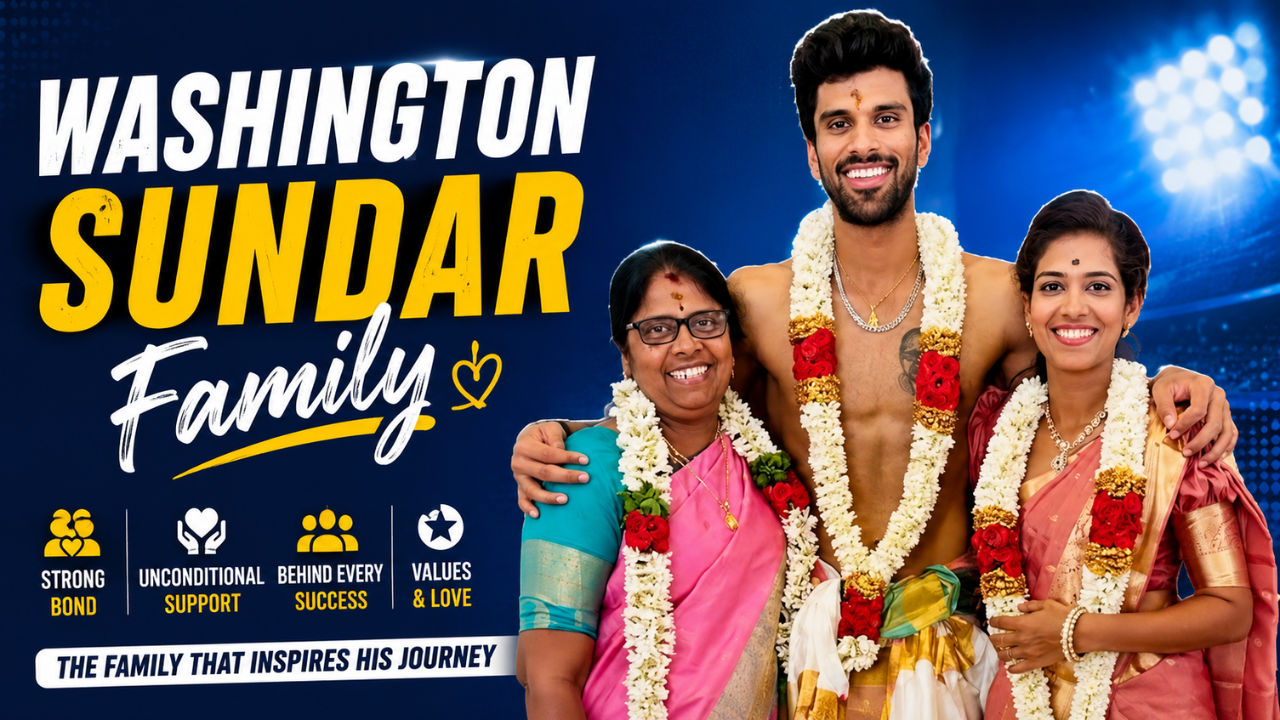 Surprising Facts About Washington Sundar Wife and Biography