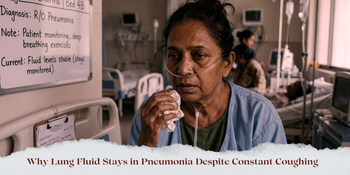 Why Lung Fluid Stays in Pneumonia Despite Constant Coughing