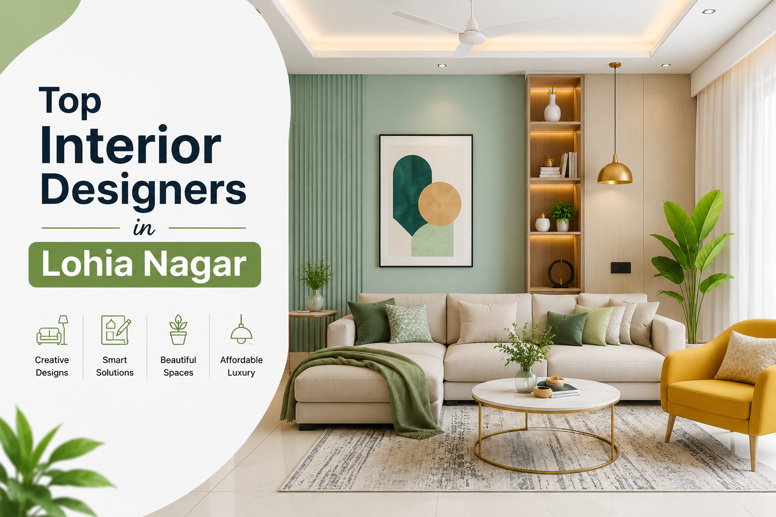 Top Interior Designers in Lohia Nagar | Stylish & Modern Spaces by Melogranos