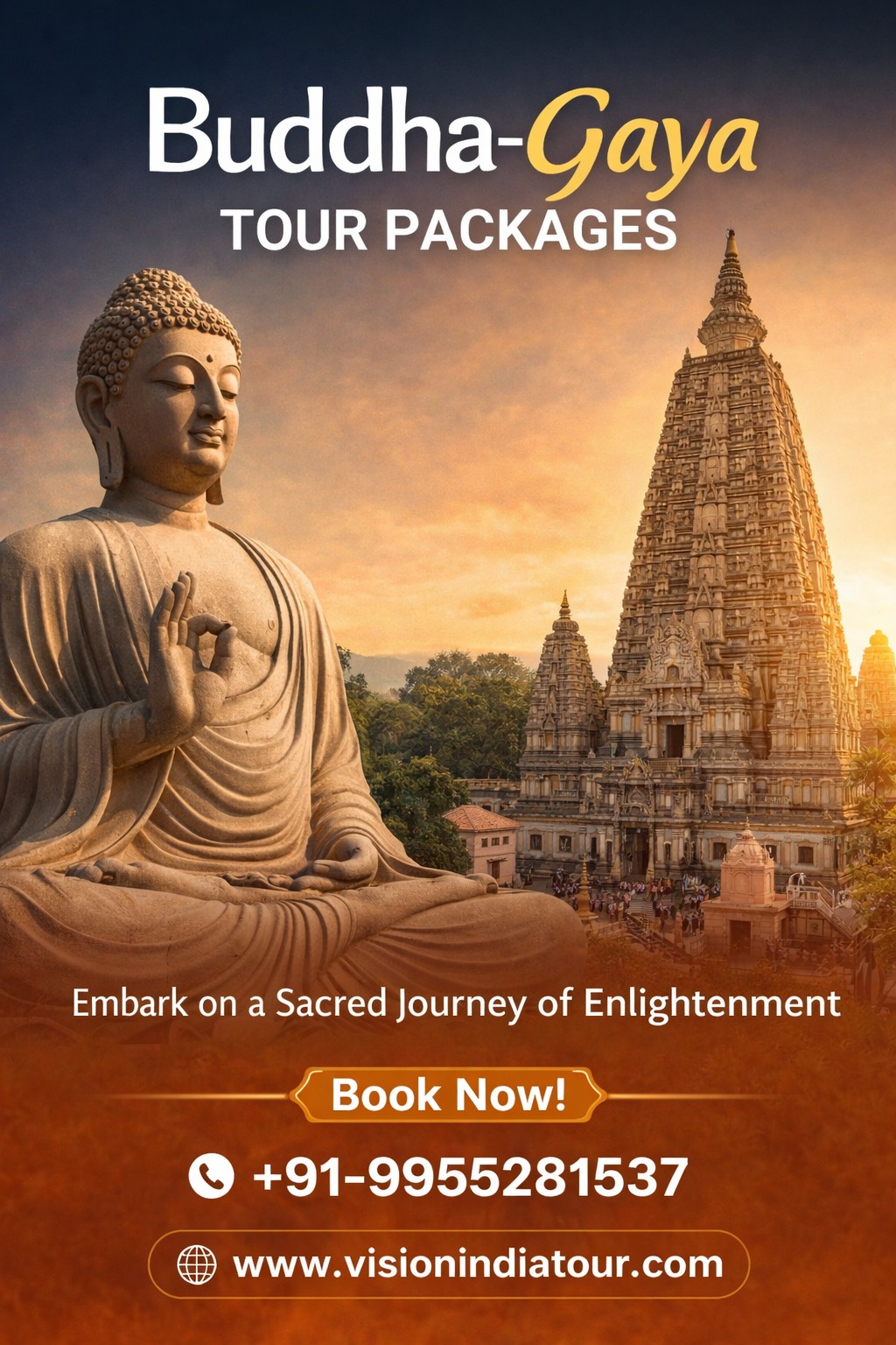 Best Buddha Gaya Tour Packages 2025 | Affordable Bodhgaya Pilgrimage Tours