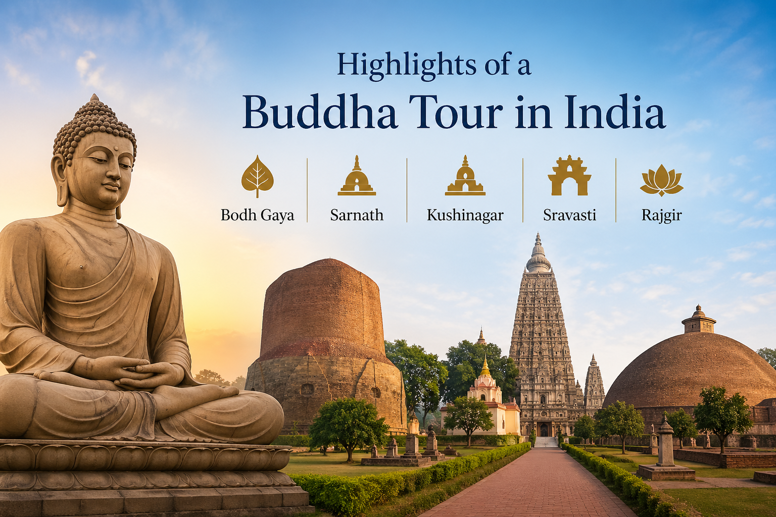 Highlights of a Buddha Tour in India | Bodhgaya, Sarnath