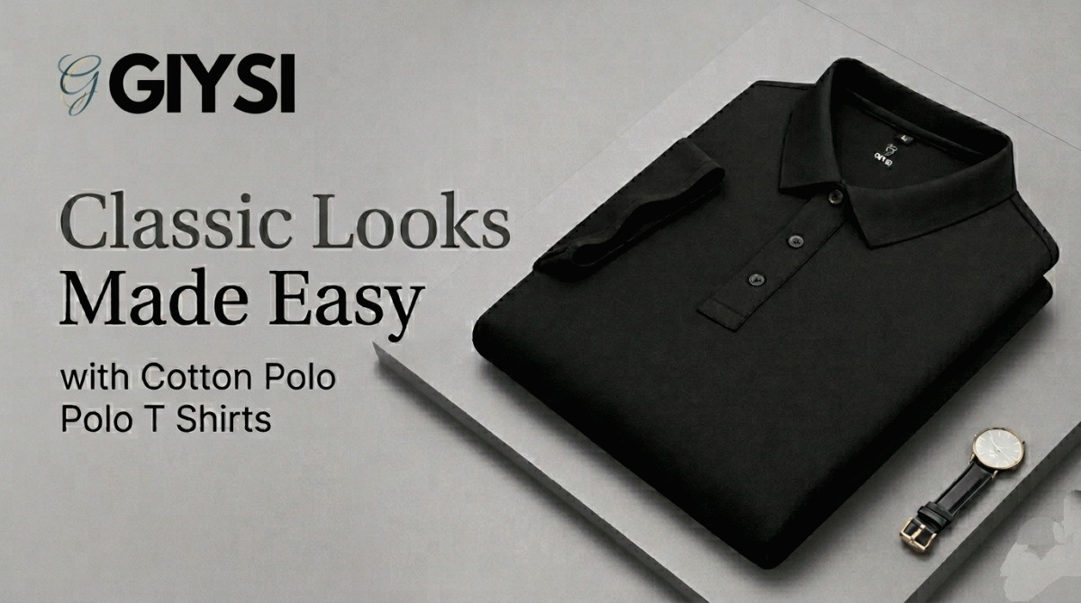 Classic Looks Made Easy with Cotton Polo T Shirts – Giysi Clothing