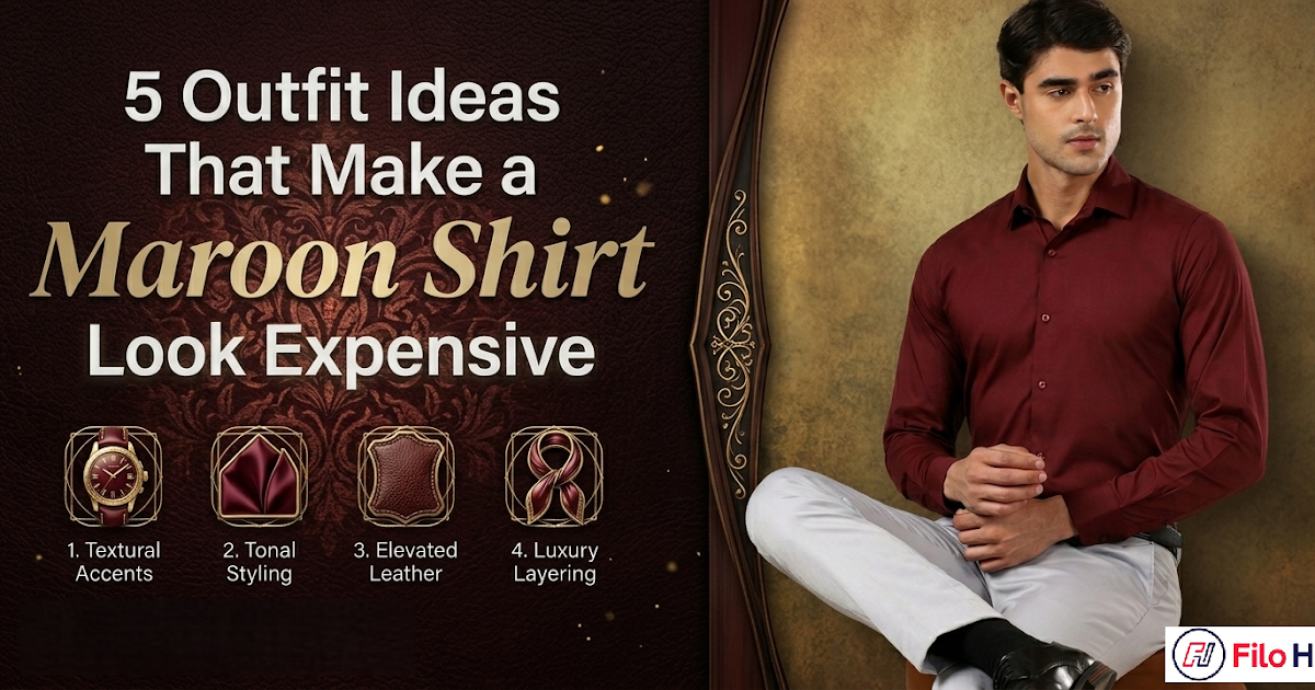 5 Outfit Ideas That Make a Maroon Shirt Look Expensive