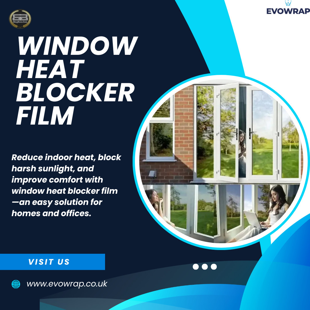 Premium Window Heat Blocker Film – Reflective Sola..