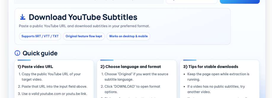 Downsub Tải Sub YouTube Cover Image