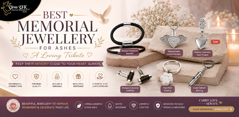 Best Memorial Jewellery for Ashes – A Loving Tribute