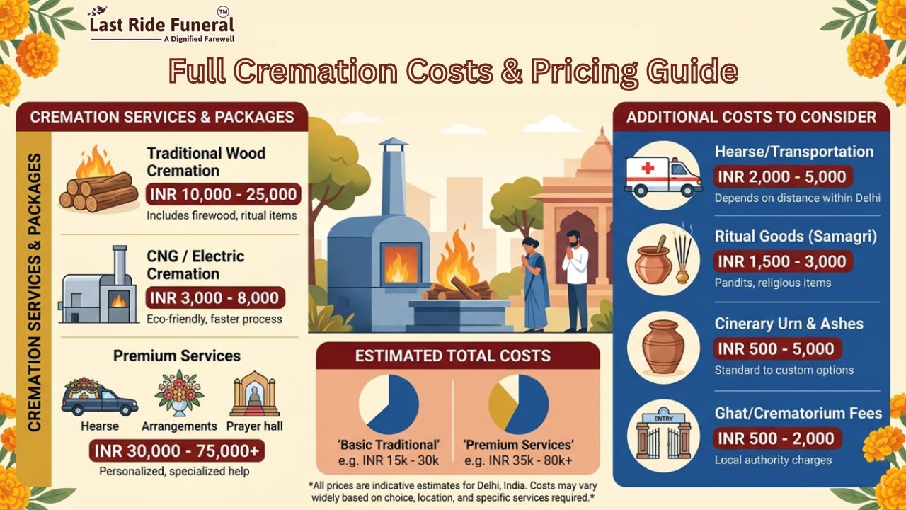 Full Cremation Costs & Pricing Guide | Last Ride Funeral