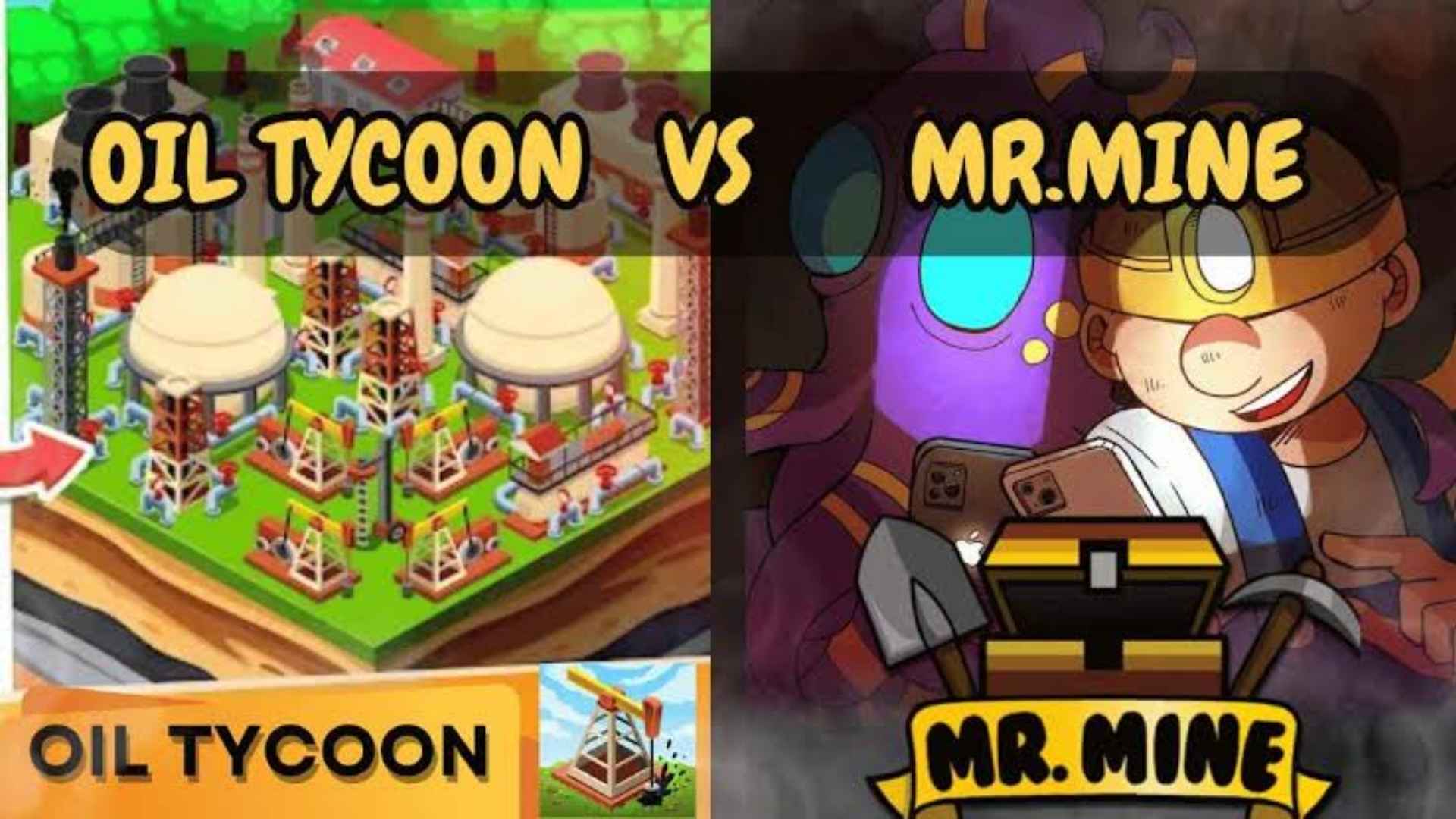 Oil Tycoon VS Mr. Mine Idle: Top Idle Mining Games - Mr. Mine Blog