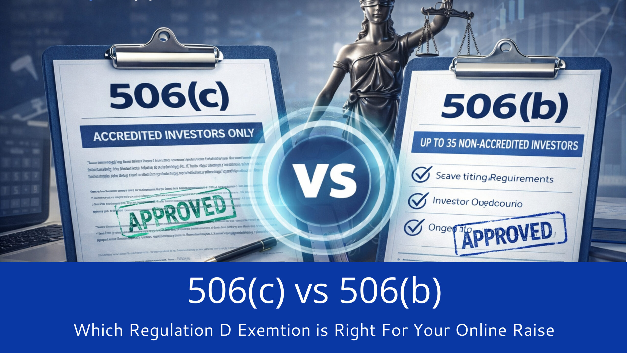 506(c) vs 506(b): Which Regulation D Exemption Is Right for Your Raise?