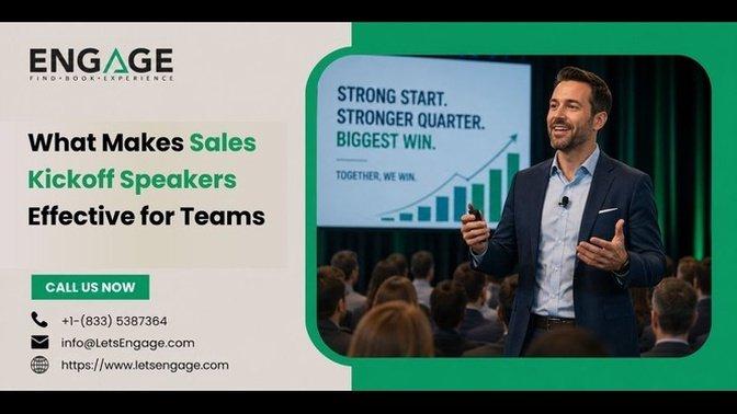 What Makes Sales Kickoff Speakers Effective for Teams | Articles | Lets Engage | Gan Jing World - Technology for Humanity | Video & Movie Streaming