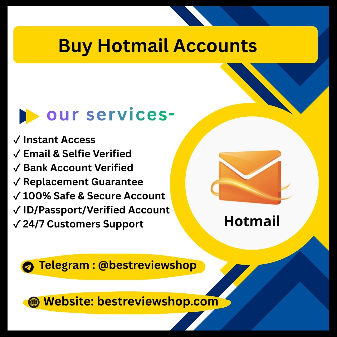 Buy Hotmail Accounts - Secure & Verified Email Accounts-2026