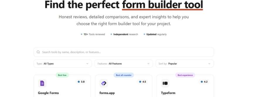 Best Typeform alternatives Cover Image