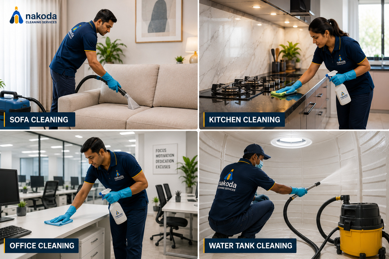 Deep Cleaning Services: Expert Sofa, Kitchen, Office & Tank Clean