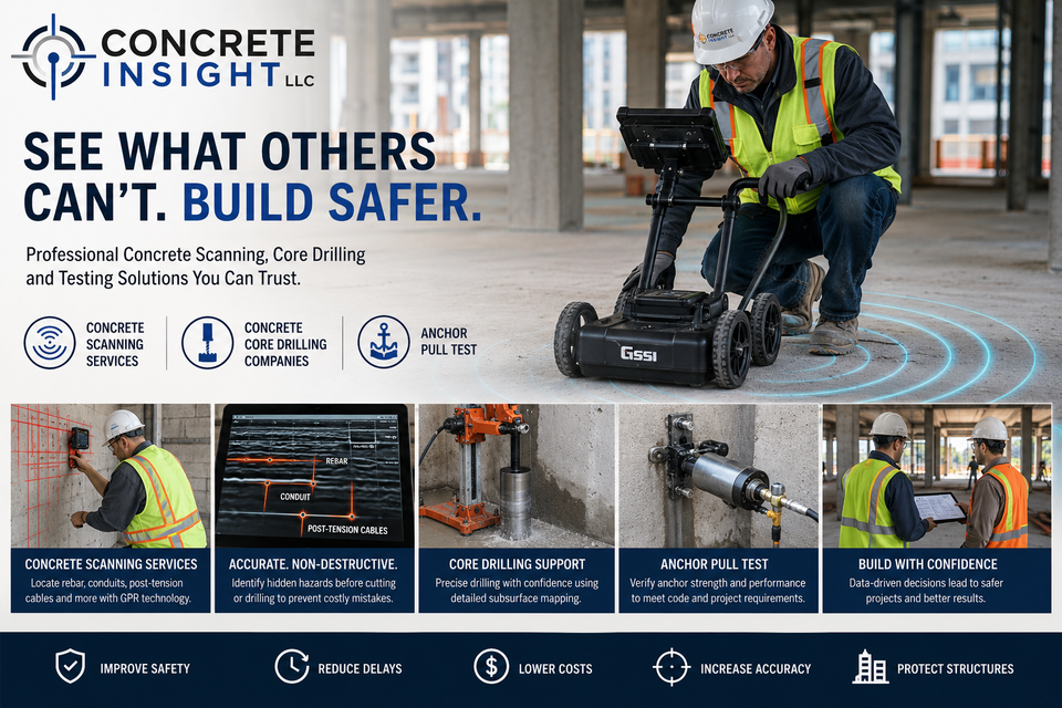 Concrete Insight LLC: Reliable Concrete Scanning, Core Drilling, and Anchor Pull Testing Solutions - Tripoto