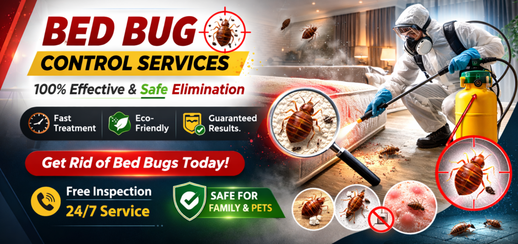 Trusted Bed Bug Control Service in Gurgaon for Complete Pest-Free Living