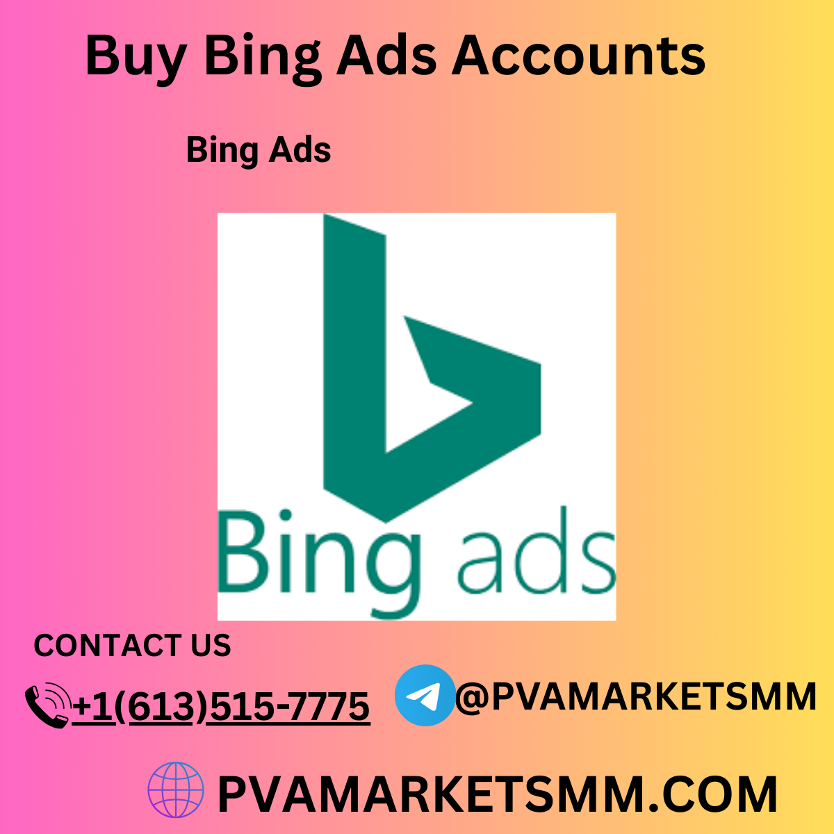 Buy Bing Ads Accounts - 100% Fully Verified & Cheap Price