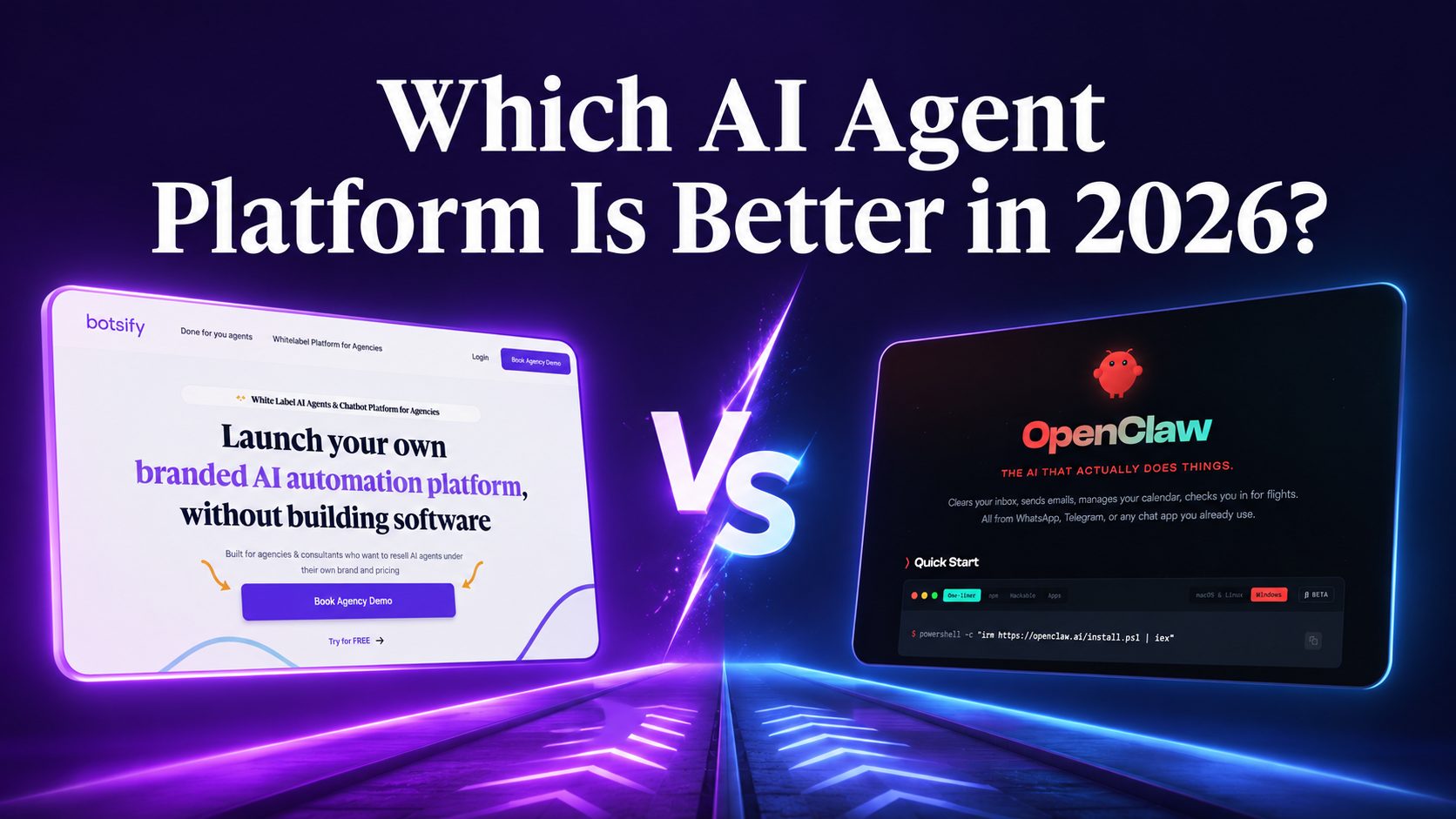 Botsify vs OpenClaw: Which AI Agent Platform Is Better in 2026? - Botsify