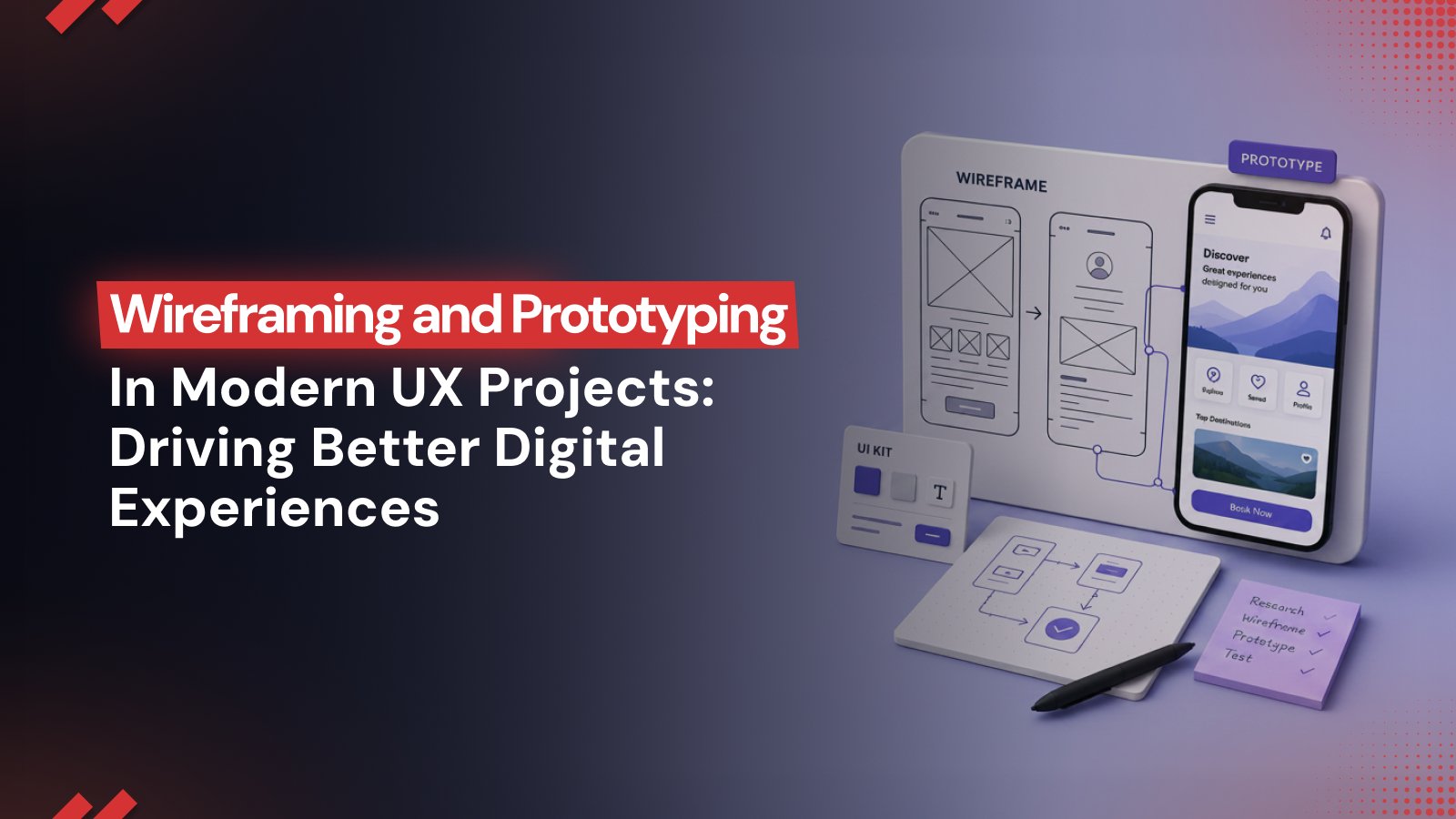 Wireframing and Prototyping in UX for Better Experiences