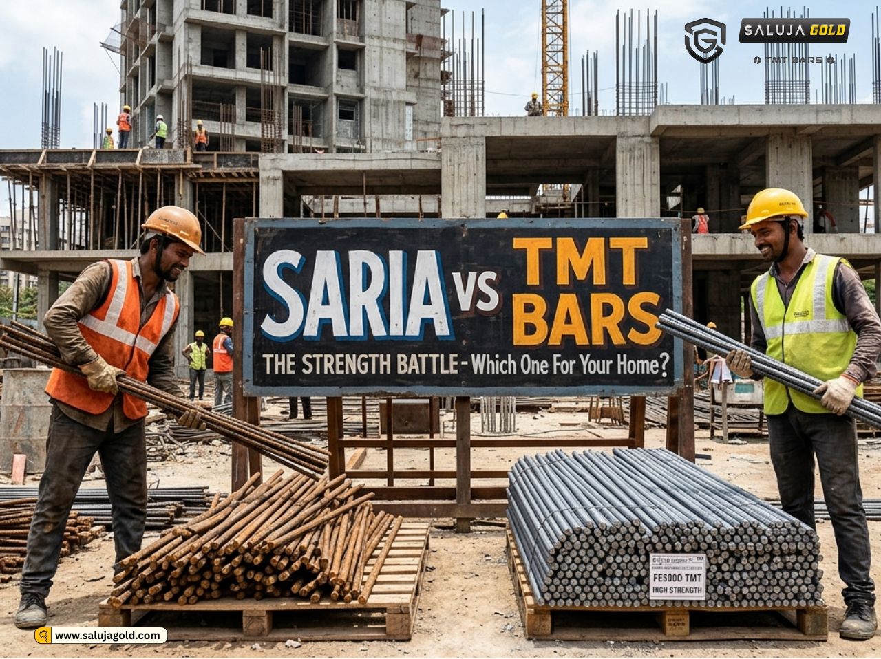 Saria vs TMT Bars: Key Differences & Which is Better?