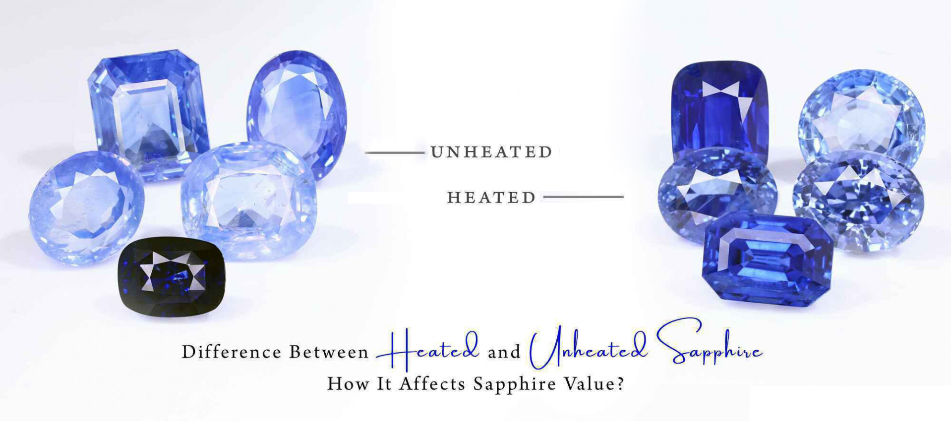 What Is the Difference Between Heated and Unheated Blue Sapphire?